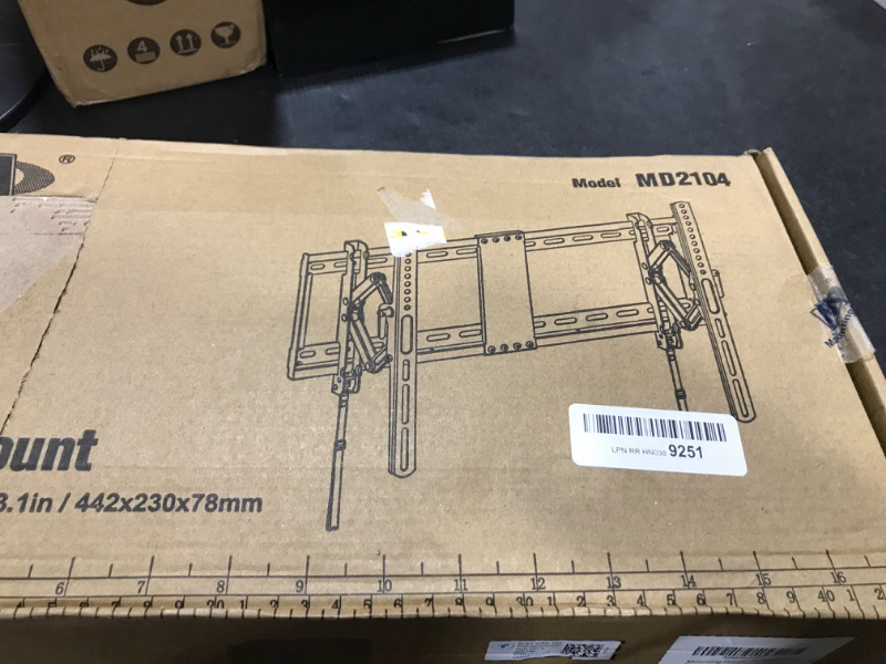 Photo 1 of Mounting Dream Advanced Tilt TV Wall Mount for Most 42-90 Inch TVs, Premium Wall Mount TV Bracket with Full Tilt Extension up to 7 inch, Fits 16", 18", 24" Studs, Max VESA 600x400mm and 120LBS MD2104