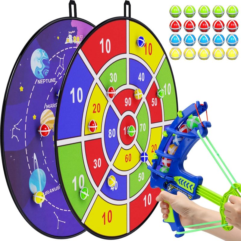 Photo 1 of BooTaa 29" Large Dart Board for Kids, Kids Dart Board with Sticky Balls, Boys Toys, Indoor/Sport Outdoor Fun Party Play Game Toys, Birthday Gifts for 3 4 5 6 7 8 9 10 11 12 Year Old Boys Girls 