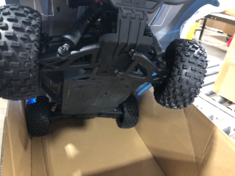 Photo 1 of ARRMA 1/10 SENTON 4X4 V3 3S BLX Brushless Short Course Truck RTR (Transmitter and Receiver Included, Batteries and Charger Required ), Blue, ARA4303V3T1(for Parts)