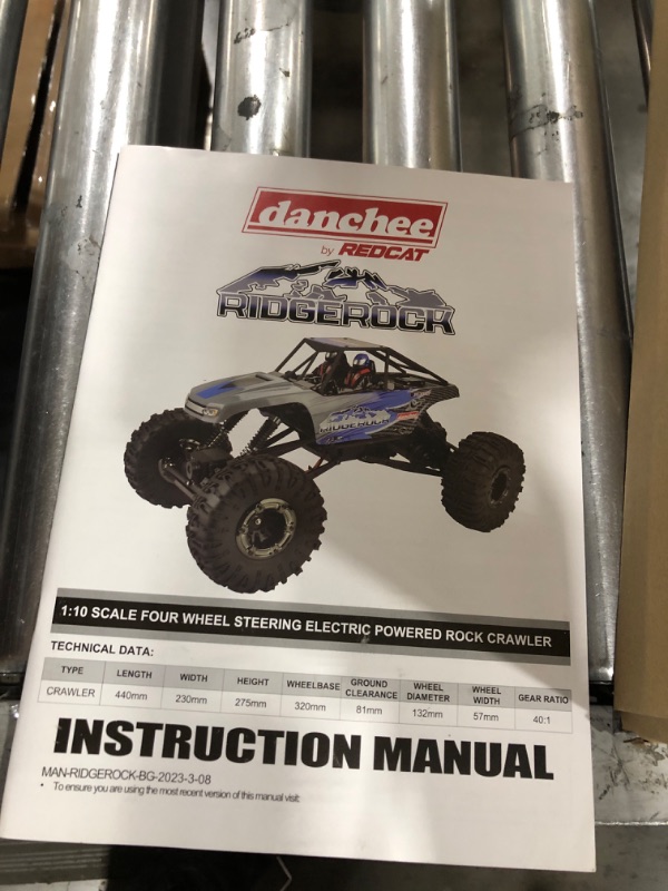 Photo 4 of DANCHEE RidgeRock - 4WD Electric Rock Crawler - 1/10 Scale - RTR , Blue