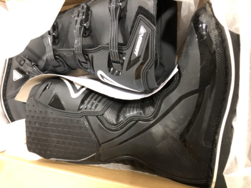 Photo 3 of Answer Racing 445176 Powersports Motocross Protection Gear: AR1 Boots, Black, Size 9, 1 Pair