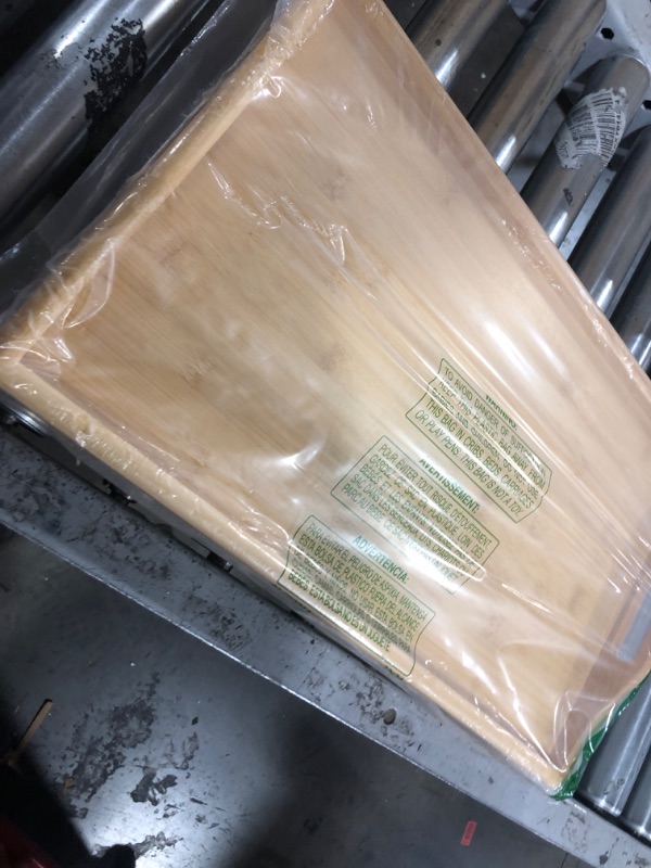 View 2 of Greenco Bamboo Foldable Breakfast Table, Laptop Desk, Bed Table, Serving Tray 1 Pack