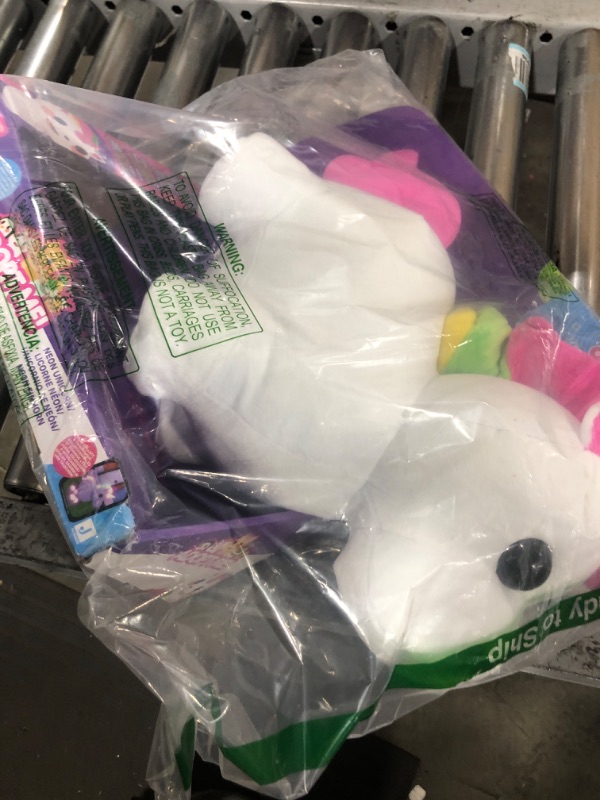 Photo 2 of Adopt Me! Neon Unicorn 12-Inch Light-Up Plush - Soft and Cuddly - Three Light-Up Modes - Directly from The #1 Game, Toys for Kids - Ages 6+