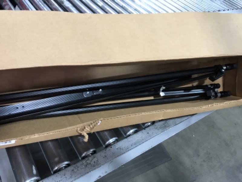 Photo 1 of Falling in Art Aluminum Flip Chart Display Easel Stand with Adjustable Floor for Boardroom, Whiteboard, Paper Pads, Signage, 63 1/2'' High, Black 1 Pack