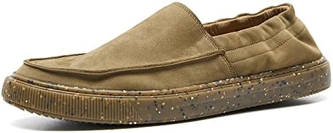 Photo 1 of ALIPASINM Mens Genuine Leather Casual Loafers Sneakers Slip-On Shoes 7