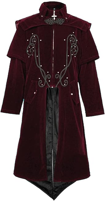 Photo 1 of Apocrypha men‘s Steampunk Jacket Gothic Victorian Renaissance Frock Coat