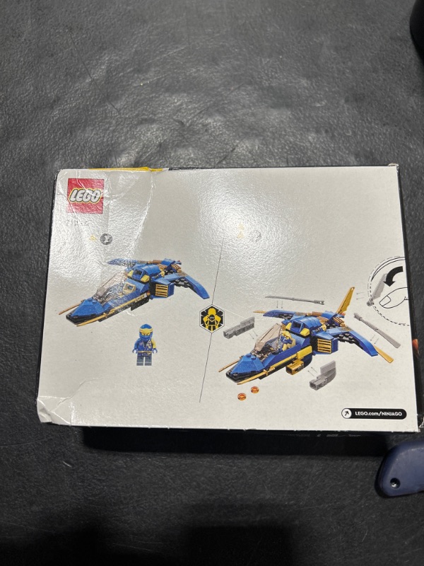 Photo 2 of LEGO NINJAGO Jay’s Lightning Jet EVO 71784, Upgradable Toy Plane, Ninja Airplane Building Set, Collectible Birthday Gift Idea for Kids, Boys and Girls Age 7 Plus