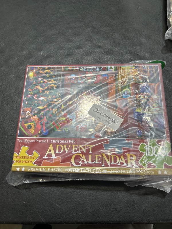 Photo 2 of MAXDUCK Christmas Advent Calendar Puzzle 2023 24 Days of Countdown Jigsaw Puzzle Calendar - 1008 Pieces Christmas Puzzle Family Game Puzzles for Christmas Gift Toys Teens Adult, 1 deerpuzzle