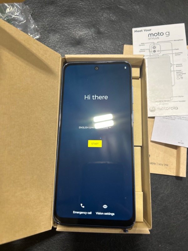 Photo 1 of Motorola Moto G Power 5G | 2023 | Unlocked | Made for US 6/256GB | 50 MPCamera | Mineral Black, 163.06 x 74.8 x 8.45mm Mineral Black Unlocked Smartphone