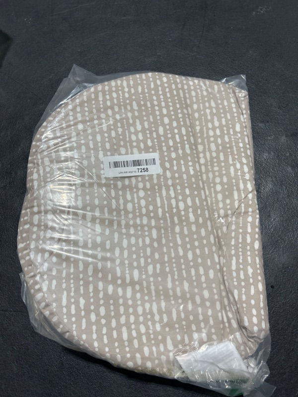 Photo 1 of Boppy Pregnancy Pillow Wedge with Organic Cotton Cover, Biscotti, Belly Support Maternity Wedge, Firm Pregnancy Wedge Pillow for Pregnancy from Line of Pregnancy Pillows for Sleeping Organic Cotton Biscotti Liquid Stripe