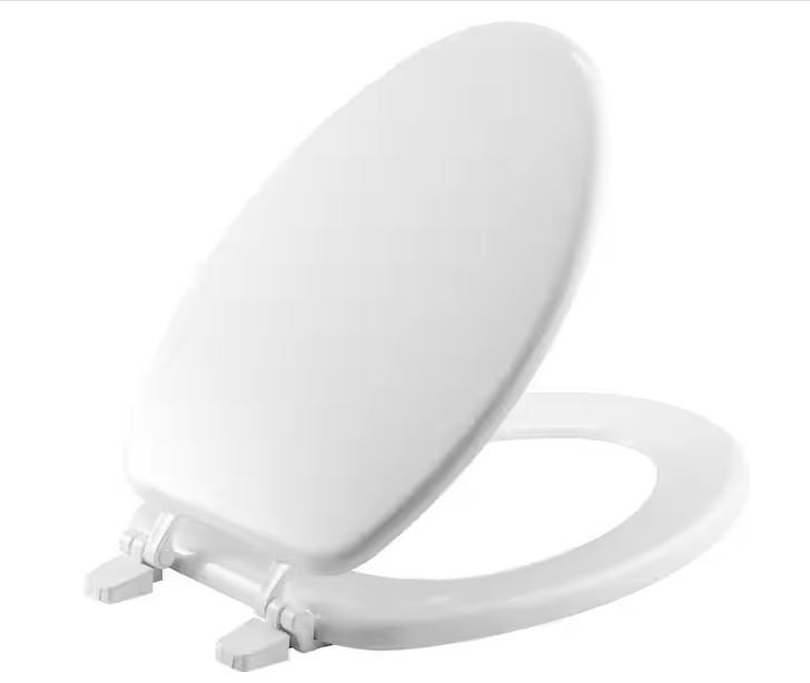 Photo 1 of *****(9 PACK)*****
PACK OF 9
Elongated Enameled Wood Closed Front Toilet Seat in White
*****(9 PACK)*****
