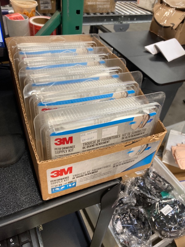 Photo 1 of ***(5 PACK)***
3M Performance Supply Kit for the Paint Project Respirator OV/P95, 1-Pack Replacement Cartridges for 3M 6000 Series