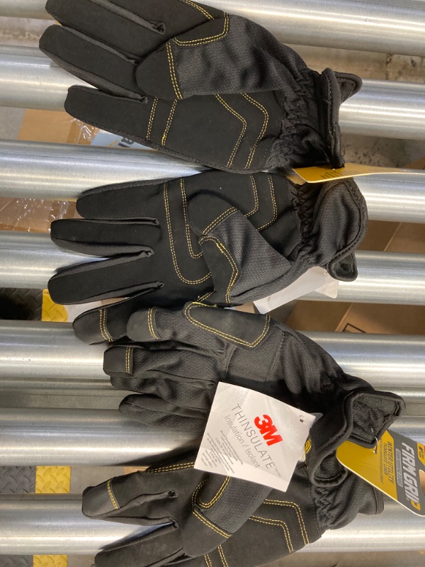 Photo 1 of (2 PACK) Firm Grip Large Blizzard Winter Gloves with Hand Warmer Pocket
