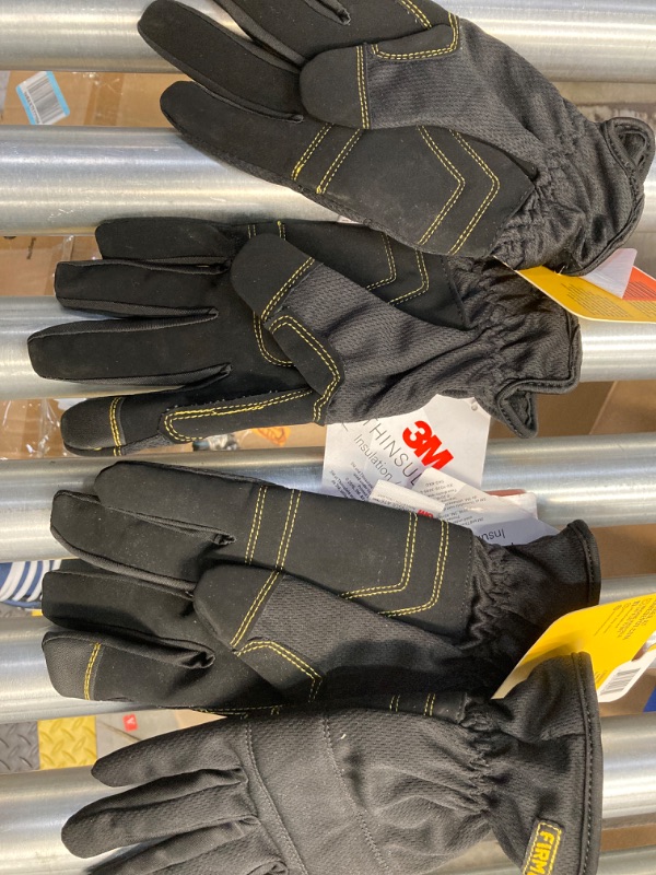 Photo 1 of (2 PACK) Firm Grip Large Blizzard Winter Gloves with Hand Warmer Pocket