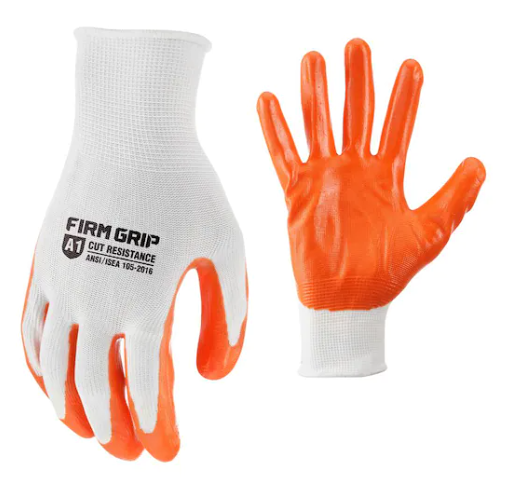 Photo 1 of FIRM GRIP
Large Nitrile Coated Work Gloves (15 Pack)