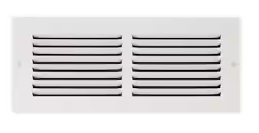 Photo 2 of (2 PACK) Everbilt
12 in. x 4 in. Steel Return Air Grille in White
+
14 in. x 4 in. Steel Return Air Grille in White