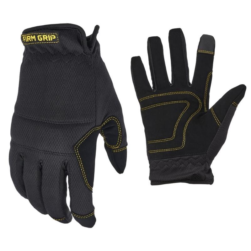 Photo 2 of (2 PACK) Firm Grip Winter Utility Insuated Tough Working Gloves Compatible with Thinsulate - Medium