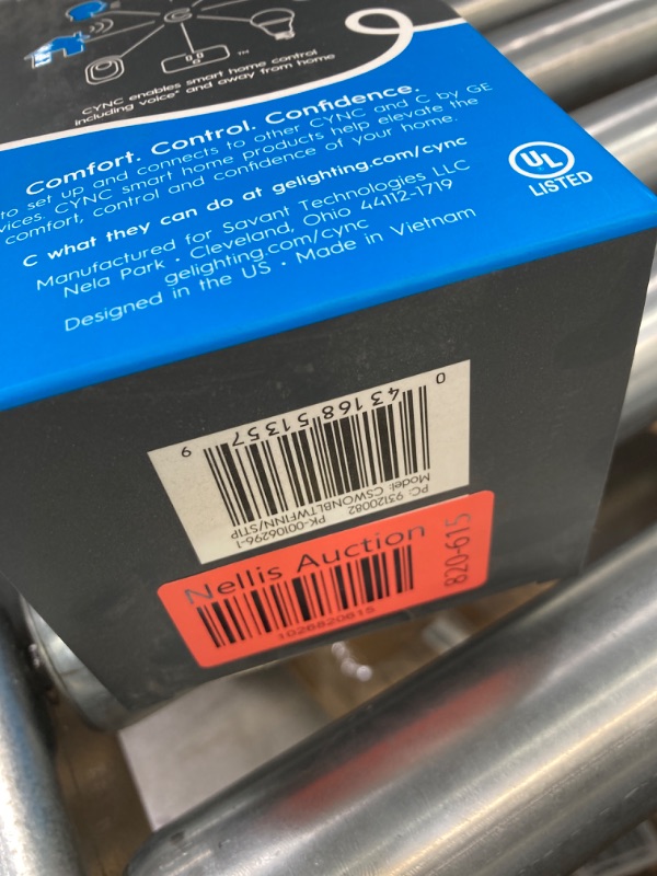 Photo 3 of GE CYNC Smart Light Switch, Toggle Style, No Neutral Wire Required, Bluetooth and 2.4 GHz Wi-Fi 3-Wire Switch, Works with Alexa and Google (1 Pack) Toggle No Neutral Wire Required