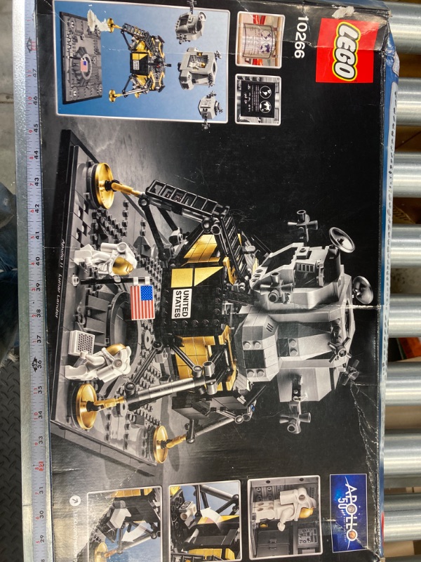 Photo 2 of LEGO Creator Expert NASA Apollo 11 Lunar Lander 10266 Building Toy Set for Ages 16+ (1087 Pieces)