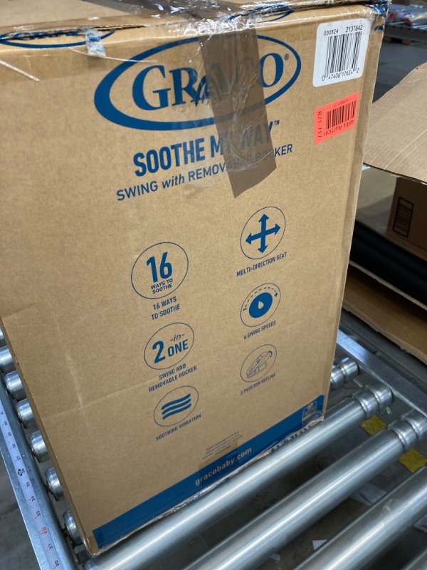 Photo 3 of Graco, Soothe My Way Swing with Removable Rocker, Madden