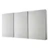 Photo 1 of 
36 in. W x 31 in. H Rectangular Aluminum Medicine Cabinet with Mirror