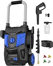 Photo 1 of ***MISSING PRESSURE WASHER GUN, NOT UNIVERSAL*** Electric Pressure Washer - 4800PSI Max 3.1GPM with 20FT Hose,35FT Cord High Power Washers Powered 4 Nozzles for Patios Car Garden