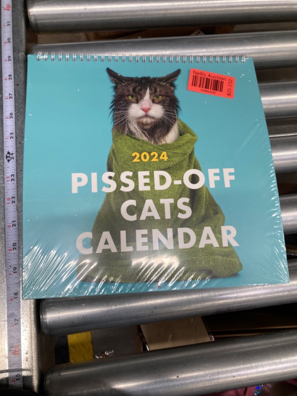 Photo 2 of 2024 Pissed-Off Cats Calendar - Funny, Sassy Holiday Gift for Cat lovers - 12 Month Planner for Joke Christmas Present