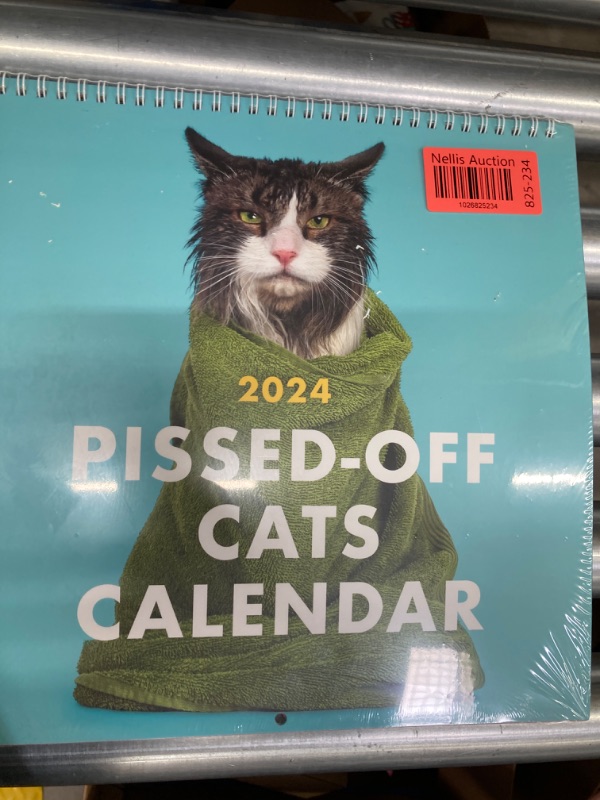 Photo 2 of 2024 Pissed-Off Cats Calendar - Funny, Sassy Holiday Gift for Cat lovers - 12 Month Planner for Joke Christmas Present