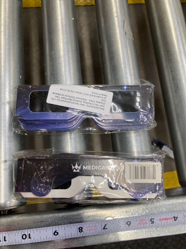 Photo 2 of *BUNDLE ITEMS 2 PACK* Medical king Solar Eclipse Glasses (10 pack) CE and ISO Certified Safe Shades for Direct Sun Viewing Approved 2024