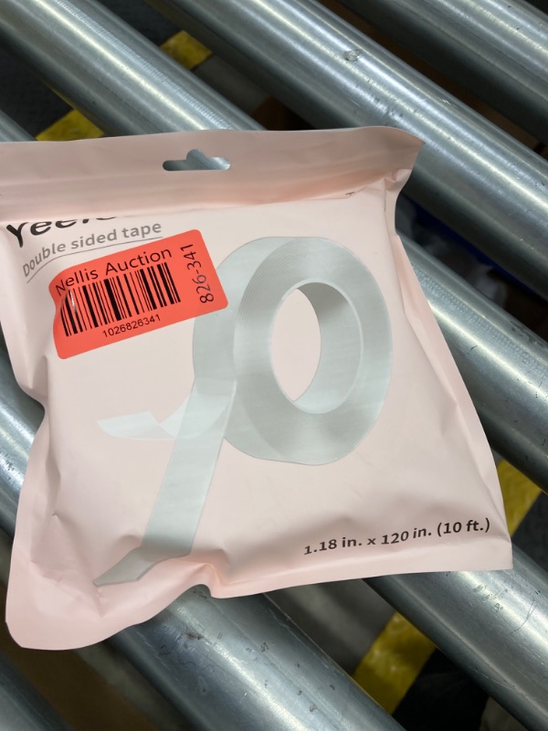 Photo 1 of Yeefeoch Double Sided Tape Heavy Duty, Adhesive mounting Picture Hanging Strips Adhesive DIY Nano Tape for Wall Heavy Tape, T002 ?Double Sided Tape Heavy Duty (M, 0.07 in*1.18 in*10 Feet)