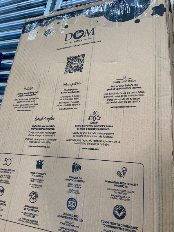Photo 1 of Dream On Me Holly 3” Fiber Portable, Greenguard Gold Certified, Waterproof Vinyl Cover, Lightweight Mini Crib Mattress, White