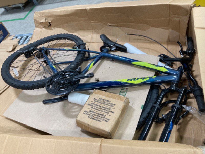 Photo 2 of *MISSING MANY PARTS* Huffy Hardtail Mountain Bike, Stone Mountain 26 inch, 21-Speed, Lightweight, Dark Blue Denim Blue 26 Inch Wheels/17 Inch Frame 21 Speed