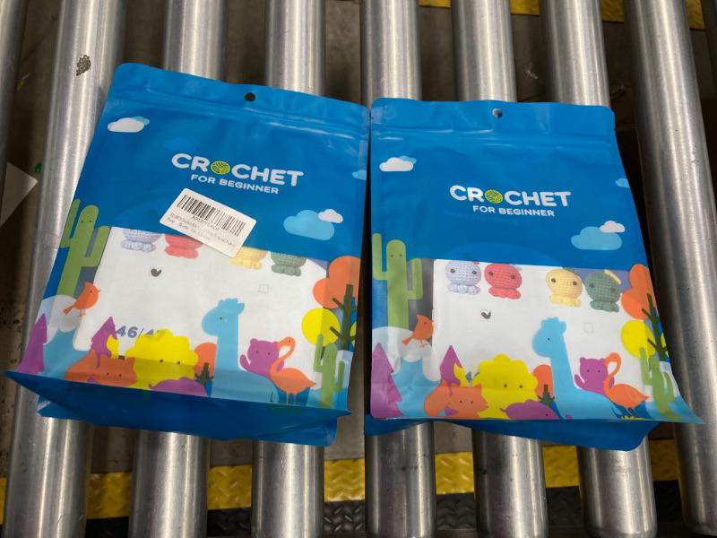 Photo 1 of *BUNDLE ITEMS 2 PACK* WILSHIN Crochet Kit - Complete Octopus Crochet Set - All-Inclusive Crochet Kit with Step-by-Step Tutorial Videos