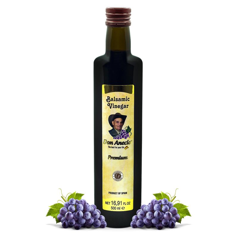 Photo 1 of *BUNDLE ITEMS 2 PACK* Don Anecio Balsamic Vinegar 16.9 FL OZ, Rich and Tangy Authentic Gourmet Balsamic Vinegar from Spain, Ideal for Salads, Meats, and Desserts, Enhances Flavor of Your Recipes, A Genuine Mediterranean Delight.