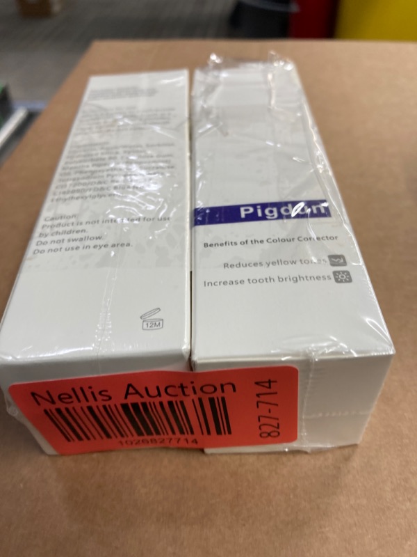 Photo 1 of *BUNDLE ITEMS 2 PACK* Purple Toothpaste for Teeth Whitening, Purple Toothpaste Whitening, Purple Toothpaste, Purple Teeth Whitening, Tooth Stain Removal, Tooth Color Corrector, Teeth Whitening Kit