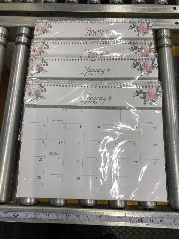 Photo 2 of *BUNDLE ITEMS 4 PACK* Calendar 2024-2025, 18 Monthly Wall Calendar Runs from January 2024 to June 2025, Seasonal Plant Design Large 2024 Wall Calendar, 11.8 * 14.5inches 2024 Calendar for Easy Organizing (Transverse)