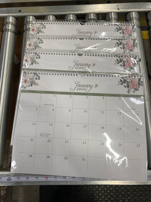 Photo 2 of *BUNDLE ITEMS 4 PACK* Calendar 2024-2025, 18 Monthly Wall Calendar Runs from January 2024 to June 2025, Seasonal Plant Design Large 2024 Wall Calendar, 11.8 * 14.5inches 2024 Calendar for Easy Organizing (Transverse)