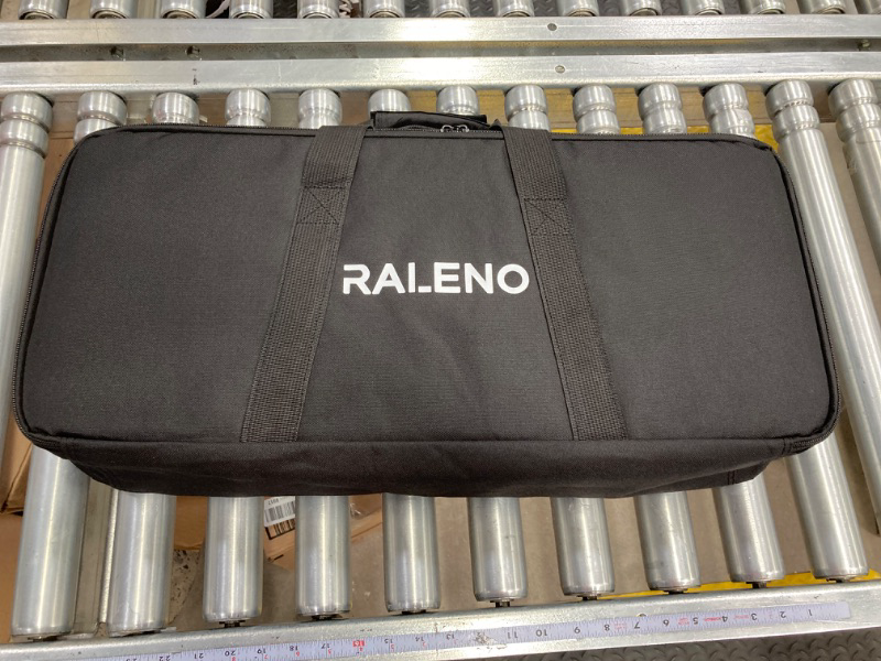 Photo 4 of RALENO 2 Packs LED Video Light and 75inches Stand Lighting Kit Include: 3200K-5600K CRI95+ Built-in Battery with 1 Handbag 2 Light Stands for Gaming,Streaming,Youtube,Web Conference,Studio Photography 192LEDS