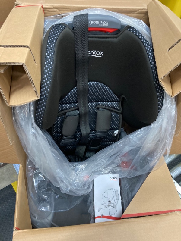 Photo 2 of Britax Grow with You ClickTight Harness-2-Booster Car Seat, Cool Flow Gray ClickTight Cool Flow Gray