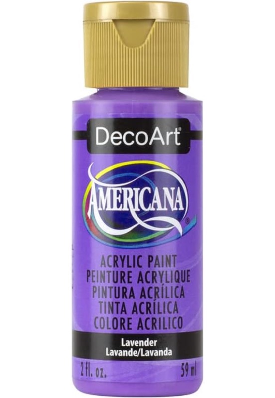 Photo 1 of *BUNDLE ITEMS 9 PACK* DecoArt Americana Acrylic Paint, 2-Ounce, Lavender