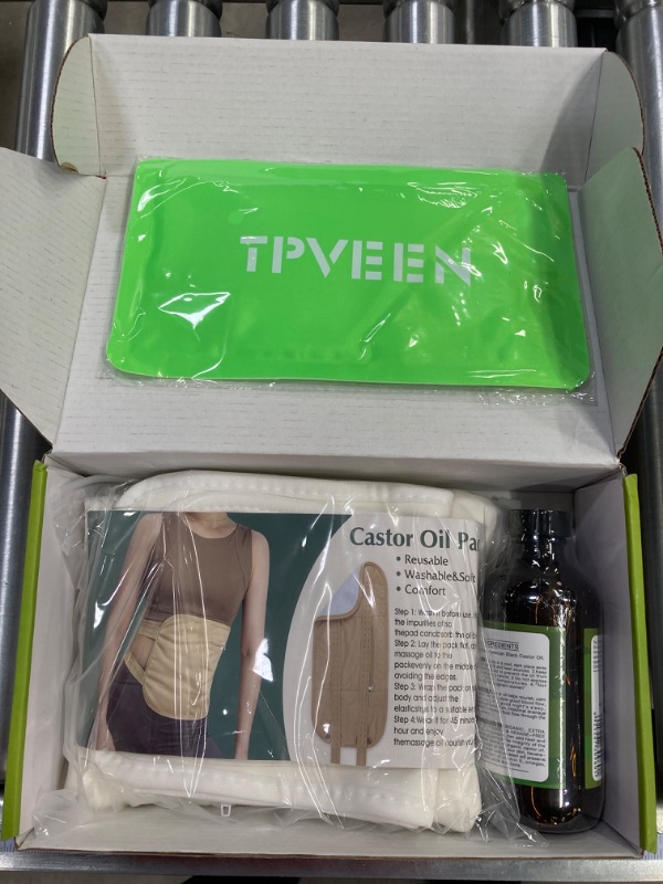 Photo 1 of *BUNDLE ITEMS 2 PACK* TPVEEN - Green Castor Oil Pack - 230ml