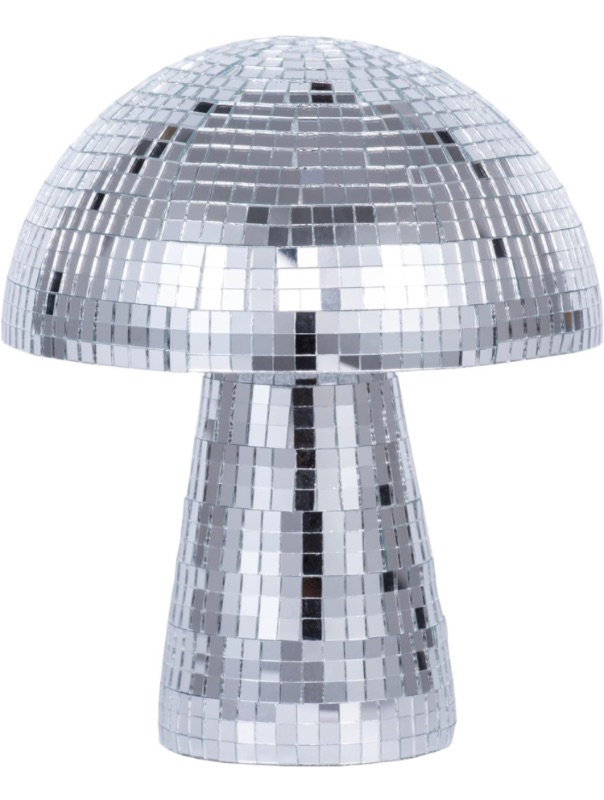 Photo 1 of *BUNDLE ITEMS 3 PACK* Disco Mushroom Party Mirror Shiny Reflect Light Tabletop Home Decor (6")