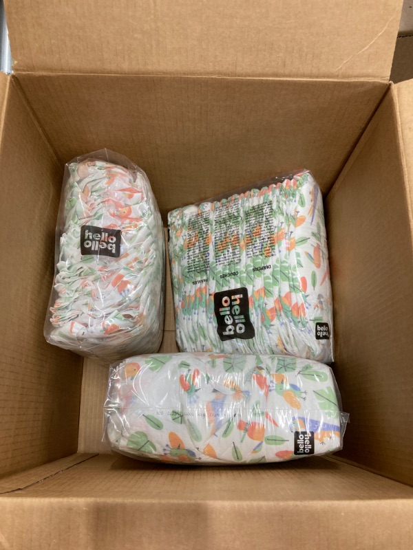 Photo 1 of *ONLY 3 PACKS IN BOX* Hello Bello Diapers, Size 2 (10-16 lbs) Surprise Pack for Boys - 120 Count of Premium Disposable Baby Diapers, Hypoallergenic with Soft, Cloth-Like Feel - Assorted Boy & Gender Neutral Patterns 160002 Surprise Boy/Gender Neutral Patt
