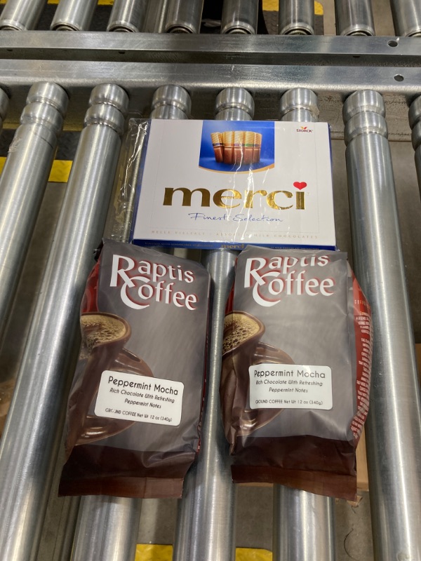 Photo 1 of *EXP 6/2024* Raptis Coffee Roasters Peppermint Mocha Ground Coffee 12oz bag