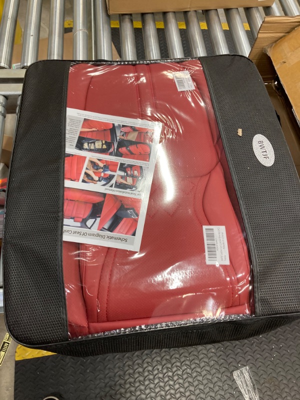 Photo 1 of ***MISSING BACK SEATS*** BWTJF Car Seat Covers Full Set, Front and Rear Seat Covers for Cars, Leatherette Auto Seat Protectors Car Interior Accessories, Car Seat Cushions Fit for Most Sedans SUV Pick-up Truck, WineRed Wine Red Full Set