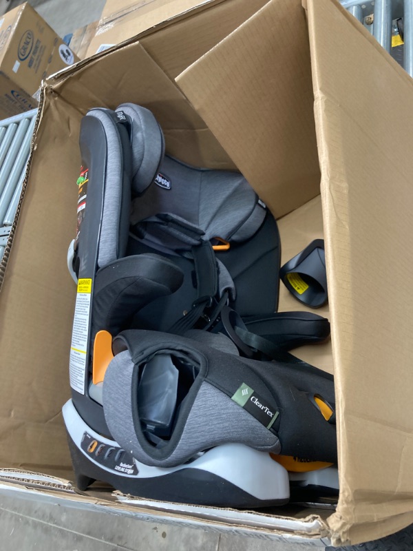 Photo 1 of Chicco MyFit ClearTex Harness + Booster Car Seat - Shadow | Black Shadow MyFit with ClearTex No Chemicals Harness&Booster Car Seat
