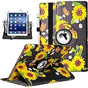 Photo 1 of 2 pack iPad Air (3rd Gen) 10.5" 2019 / iPad Pro 10.5" 2017 Case,360 Degree Rotating Stand Smart Case Protective Cover with Auto Wake Up/Sleep Feature Cover for (Sunflower)