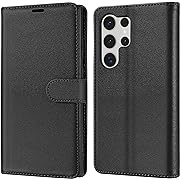 Photo 1 of 2 pack Neiye Compatible with Samsung Galaxy S23 Ultra Wallet Case with RFID Blocking Card Slots Stand Magnetic Closure Flip PU Leather Phone Cover for Samsung Galaxy S23 Ultra Case Wallet(6.8 inch-Black) Samsung Galaxy S23 Ultra 6.8 inch Black