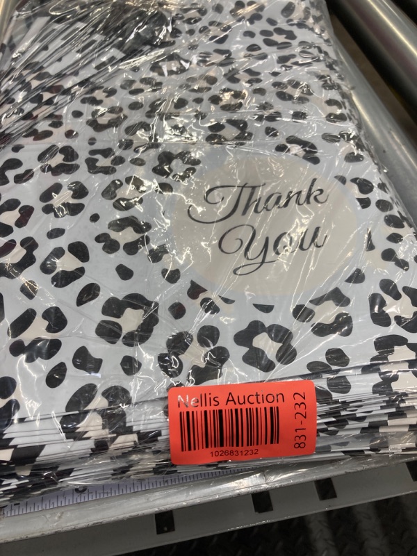 Photo 4 of Pack of 2 Thank You Poly Mailers Leopard Shipping Bag with Self Sealing, Medium Mailing Bags for Small Business - Shipping Envelopes for Clothing, 10x13 IN, 100pack
