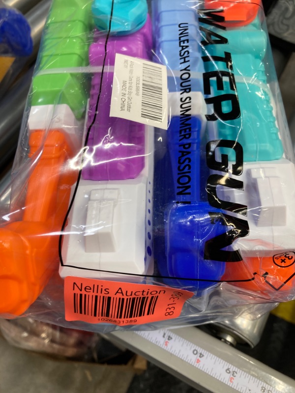 Photo 1 of 4 Pack Water Gun for Kids Adults - Super Squirt Guns Soaker with 400CC High Capacity 30FT Long Shooting Range - Summer Pool Toys Beach Gifts for Boy Girls (4Packs-A)
